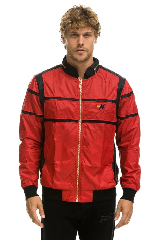 Vintage-Inspired Garments RACER JACKET - CHERRY