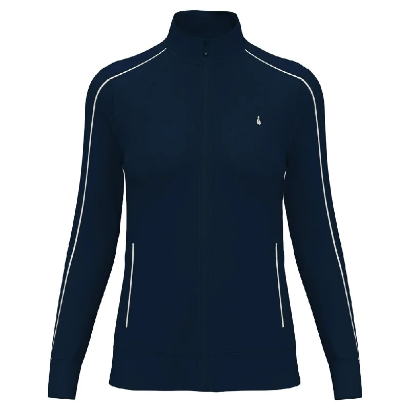 Women's Office Outfit Original Penguin Mock Neck Full-Zip Golf Jacket 2024 Women