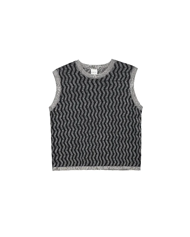 The Ultimate Fashion Sale – Stylish Looks For Less Zig Zag Singlet - Shadow Marle