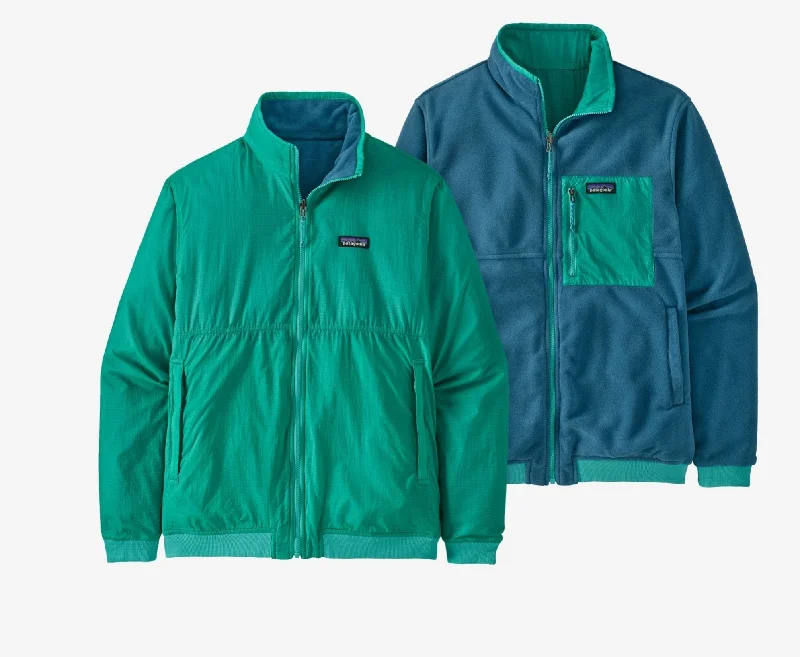 Huge Savings On Must-Have Clothing Essentials Patagonia M's Reversible Shelled Microdini Jacket Fresh Teal