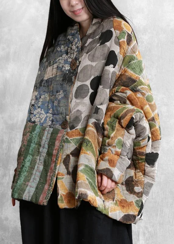 Best Fashion Deals Of The Season – Upgrade Your Style Casual Floral Winter Coats Oversized Snow Batwing Sleeve Pockets Coats