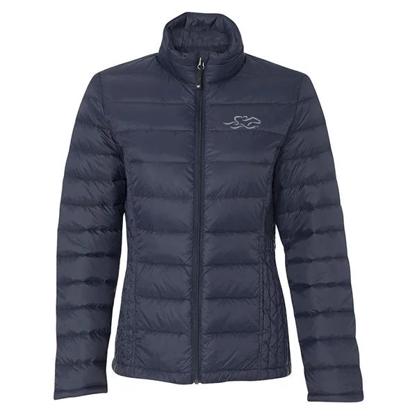 Women's Seasonal Wardrobe Clothing Womens Packable Down Puffer Jacket - Navy