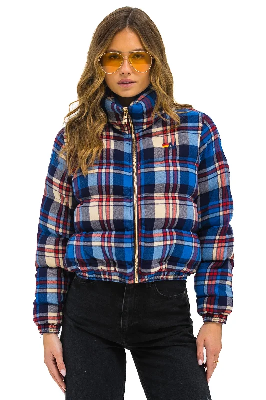 Flash Sale – Stunning Outfits At Exclusive Prices APRES PLAID PUFFER JACKET - PATRIOT PLAID