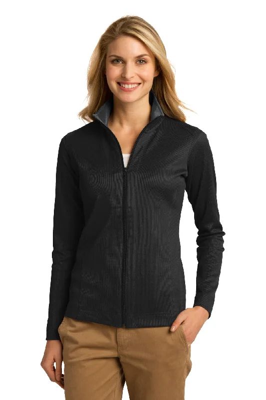 High-End Fashion, Low-End Prices – Don't Miss Out Port Authority Ladies Vertical Texture Full-Zip Jacket. L805