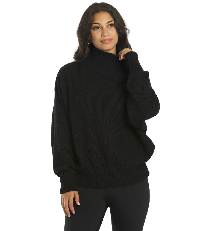 Women's Wardrobe Apparel All Fenix Camilla Knit Sweatshirt Black