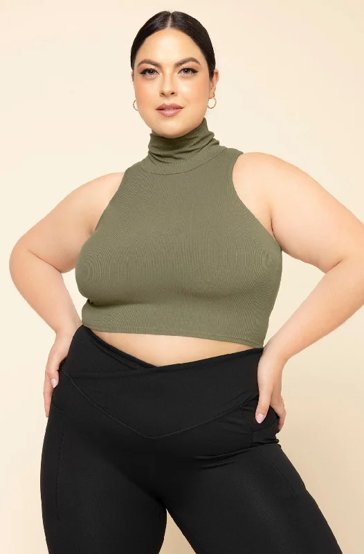 Affordable Luxury Women's Apparel I Feel Cute Crop Top - Burnt Olive