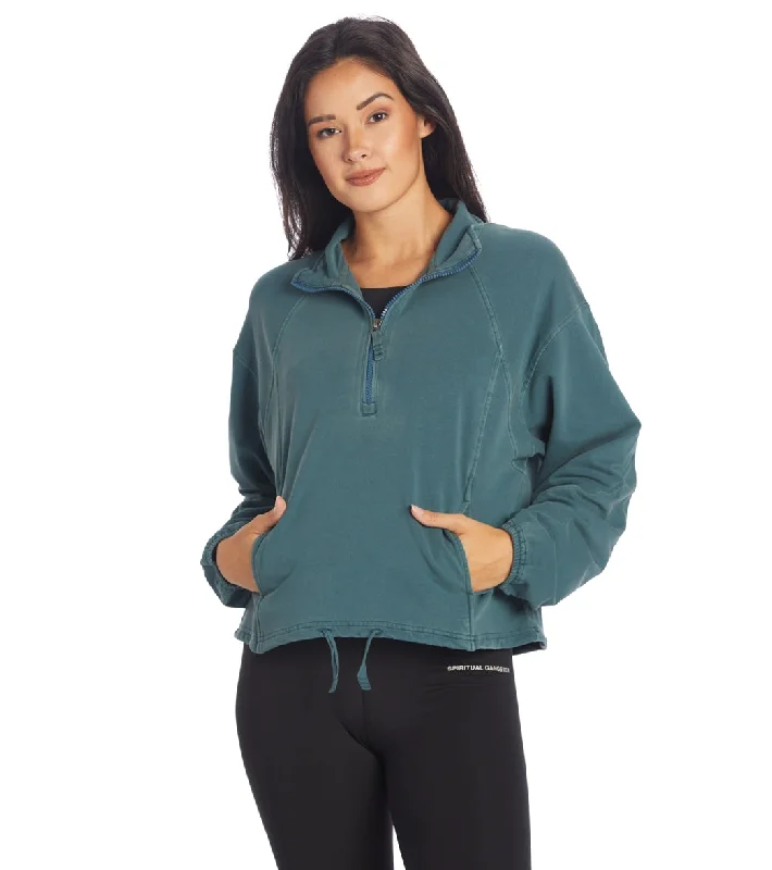 Women's Elegant Clothes prAna Calimero 1/2 Zip Bluefin