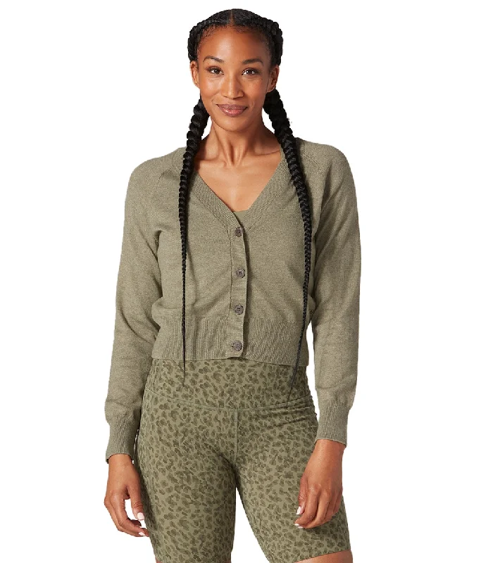 Women's Seasonal Wardrobe Clothing Tavi Classic Cropped Cardigan Light Olive